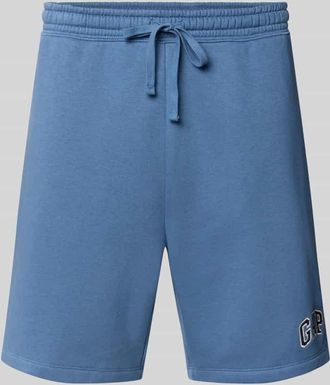 GAP Sweatshorts mit Logo und elastischem Bund in Jeansblau, Gr&ouml;&szlig;e XXL