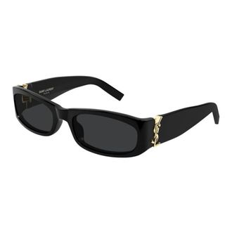 Saint Laurent unisex, Accessoires, Zwart, Maat: 55 MM Nylon