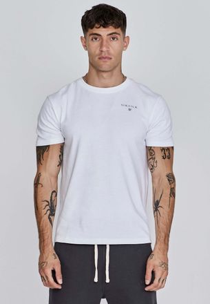 Siksilk T-Shirt SIKSILK Siksilk T-Shirt Relaxed Fit T-Shirt, Herren, Gr. XS, weiss (wei&szlig;), Obermaterial: 100% Baumwolle CO., Shirts T-Shirt