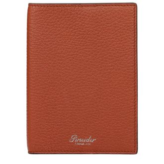 Pineider Reisepassh&uuml;lle Herrens Leder Braun/Ziegelstein