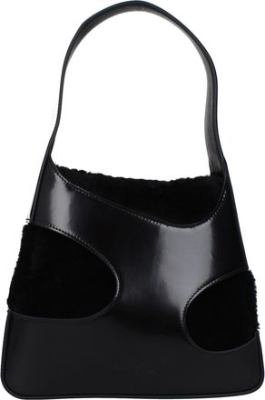 Ferragamo Black Leather Womens Handbag