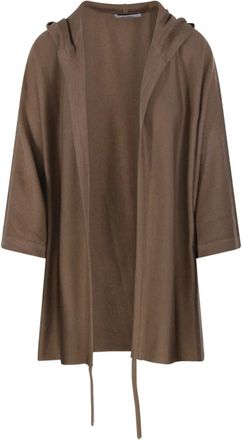 Max Mara Nocciola Aster Cardigan - Dames - Vesten - Bruin - S - Truien & Vesten