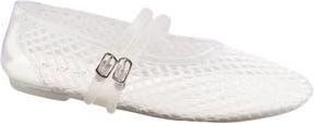 Kenneth Cole Reaction Malibu Mesh Mary Jane Flat in Clear at Nordstrom Rack, Size 10