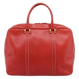 Loewe Pre-owned Handbag - Dames - Pre-owned - Rood - Maat: ONE Size Leer
