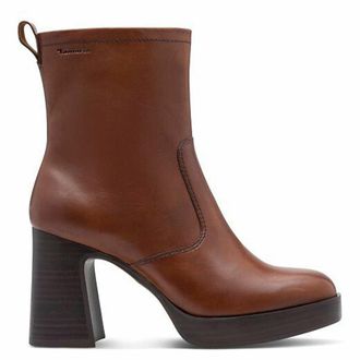 Tamaris Bottines met hak, in leer