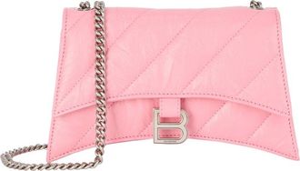 Balenciaga Xs Quilted Crush Leather Shoulder Bag