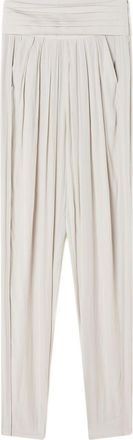 Lanvin High-Waisted Trousers with Pleated Detailing and Side Pockets