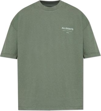 AllSaints Tops, Heren, Groen, XL, Katoen, Underground T-Shirt