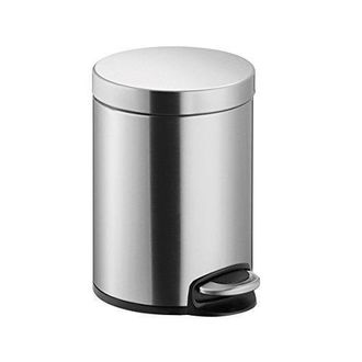 Helit Helit The Silent Cubo De Basura Con Pedal Acero Inoxidable Plateado