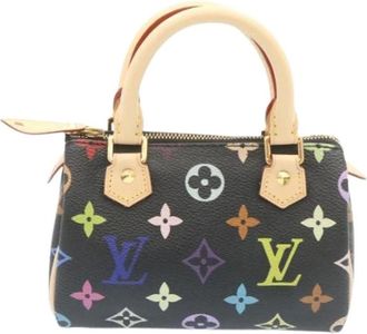Louis Vuitton Pre-owned Canvas Mini Tas - unisex - Vintage Mini Tas - Zwart - ONE Size - Vintage