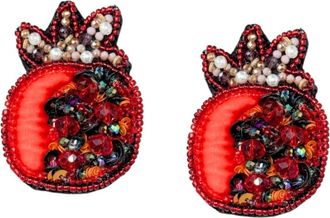 Simitri Anar Earrings in Red at Nordstrom