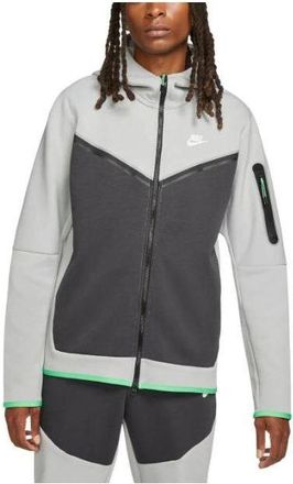 Nike (WMNS) Nike Sportswear Tech Fleece Full-Zip Hoodie Light Grey Black CU4489-078