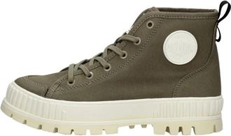 Palladium Pallashock Veterlaarzen - Dames - Veterlaarzen - Groen - 37 EU - Schoenen