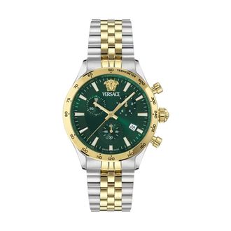 Versace Accessoires, Heren, Veelkleurig, ONE Size, Hellenyium Chrono Petite