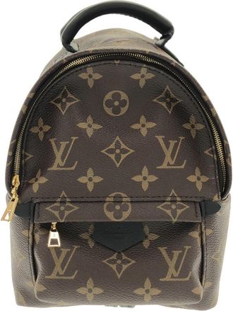 Louis Vuitton Brown Coated Canvas Backpack (Pre-Owned)