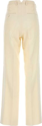 Maison Margiela Womens Cream Mohair Blend Pant Wool - Size EU 44 (Womens)