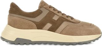 Hogan Hyperlight su&egrave;de sneakers - Bruin