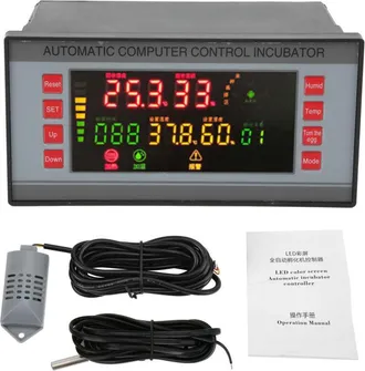 OEM Controlador De Temperatura Autom&aacute;tico Para Incubadora Xm18, Equipo De Control De Temperatura Con Pantalla Led A Color, 160-220v