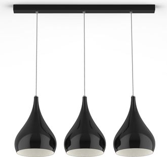 Lumicom Calice L&aacute;mpara De Techo Lineal X3 Bicolor Brillo