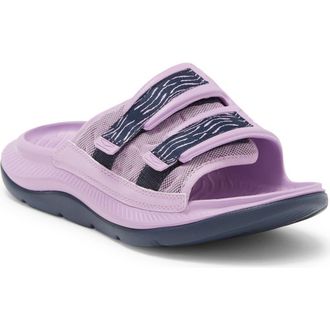 Hoka One One Gender Inclusive Ora Luxe Slide Sandal in Violet Bloom /Outerspace at Nordstrom Rack, Size 15 Womens / 13 Mens