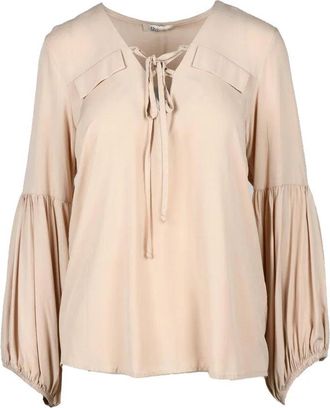 Think Beige Viscose Blouse