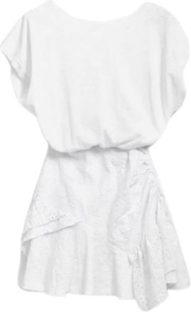 Desigual Mujer, Vestidos, Blanco, Talla: L