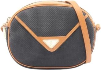 Saint Laurent Pre-owned Cross Body Bags, female, Black, Size: ONE SIZE Pre-owned Plastic Shoulder Bag
