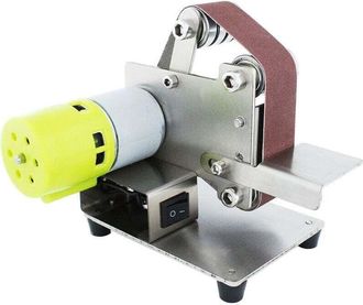 OEM Mini Lijadora De Banda El&eacute;ctrica, Pulidora Y Rectificadora, 7 Velocidades Variables Con 10 Bandas De Lijado Para Pulir Madera, Acr&iacute;lico Y Metal (tama&ntilde;