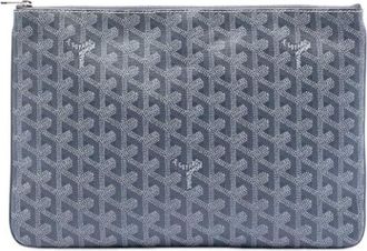 Goyard Pre-owned Clutches, female, Gray, Size: ONE SIZE Pre-owned Fabric Clutch