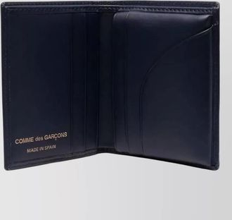 Comme Des Gar&ccedil;ons leather bi-fold wallet compact 70x105 mm