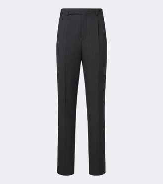 Saint Laurent Pinstripe wool straight pants