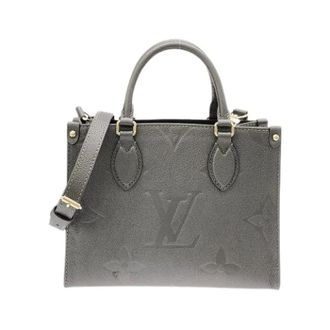 Louis Vuitton Pre-owned OnTheGo Monogram Empreinte Tas - Dames - Pre-owned - Grijs - Maat: ONE Size Leer