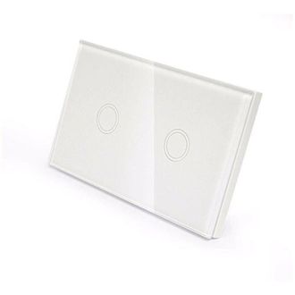 Trade Shop Trade Shop - Interruttore Touch Pulsanti In Vetro Temperato Ad Incasso Placchetta 503 1 A 4