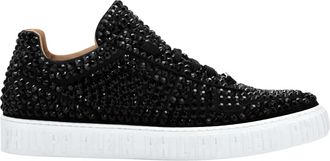 Philipp Plein Crystal Notorious Lo-Top - Heren - Sneakers - Zwart - 35 EU - Leer - Schoenen