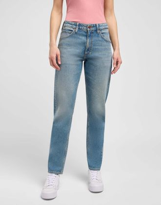 Lee Slim-fit-Jeans LEE Lee Jeans Slim Fit Rider Jeans, Damen, Gr. 25, L&auml;nge 31, blau (denimblau), Obermaterial: 99% Baumwolle CO. 1% Elasthan EL., Jeans S