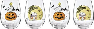 Lenox Set Of 4 The Great Pumpkin Assorted Tumblers