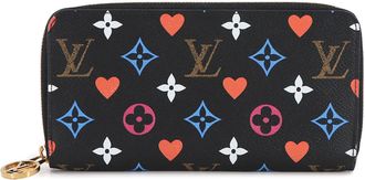Louis Vuitton Multi-Color Noir Canvas Long Wallet (Bi-Fold) (Pre-Owned)