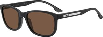 HUGO BOSS 1905/G/S 807(47) Zonnebril - Heren - Zonnebrillen - Zwart - 57 MM - Accessoires