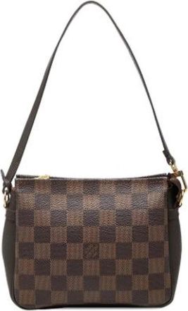 Louis Vuitton Pre-owned Trousse Pochette - Dames - Vintage Schoudertas - Bruin - ONE Size - Leer - Vintage