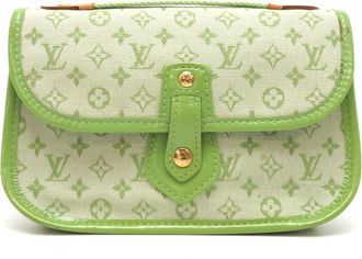 Louis Vuitton Green Monogram Pouch (Pre-Owned)