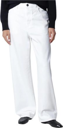 R&oacute;he Straight Jeans - Dames - Regular Fit Jeans - Wit - S - Jeans