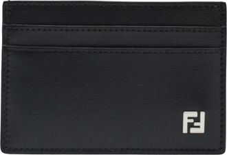 Fendi Wallets & Cardholders, male, Black, Size: ONE SIZE FF Squared Card Holder