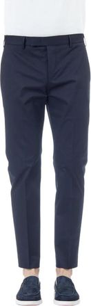 Pantaloni Torino Blauwe Stretch Katoenen Broek - Heren - Chinos - Blauw - 3XL - Katoen - Broeken