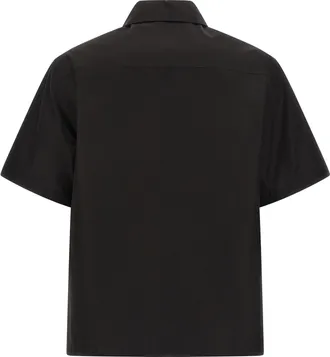Jil Sander Mens Black Cotton Blouse