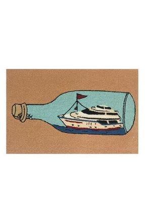 R16 Home Yacht In a Bottle Indoor/Outdoor Doormat in Tan Multi at Nordstrom Rack, Size 24X36