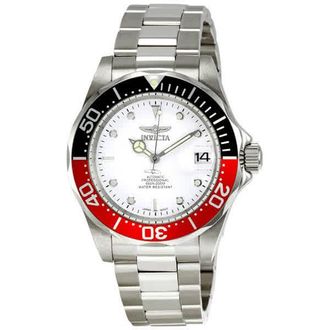 Invicta Pro Diver Automatic White Dial Coke Bezel Mens Watch 9404
