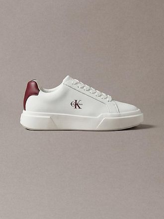 Calvin Klein Leather Durable Traction Chunky Trainers