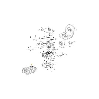 STIGA Sports Fuelle Asiento Pfm Negro Original Stiga - 337737500/0