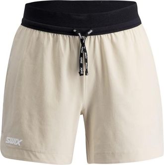 Swix Force Shorts 5-Inch Laufshorts f&uuml;r Damen | beige