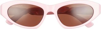 Balenciaga 54mm Cat Eye Sunglasses in Pink at Nordstrom